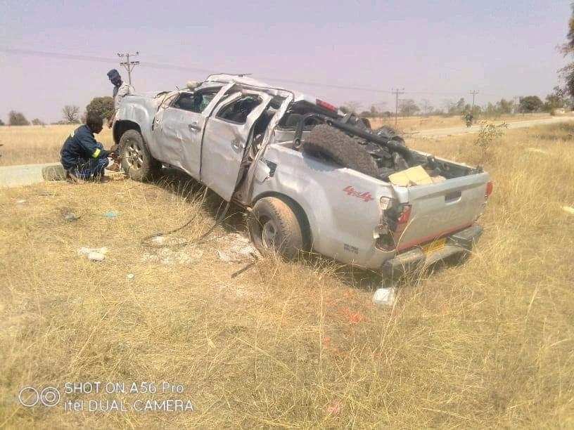 Government official wrecks new Govt Hilux