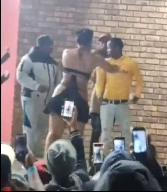 Watch| Zodwa took off undies, now beats fan for touching her goodies