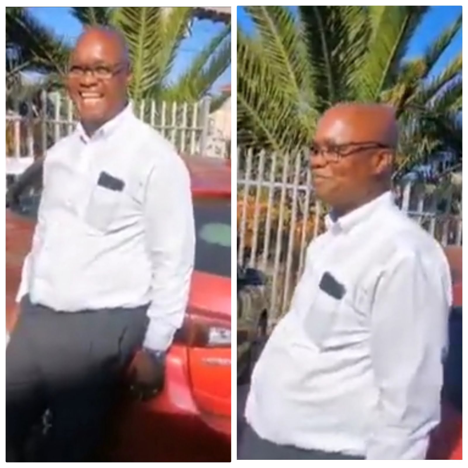 Watch: Discovery of Jacob Zuma’s ‘double’ leaves Mzansi in stitches!