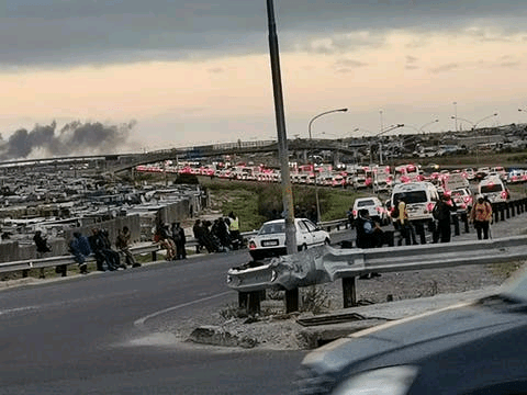 CT taxi drivers cause massive disruptions, gridlock on N2 ahead of march