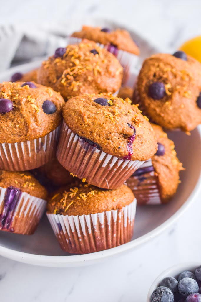 Easy Lemon Blueberry Muffins Recipe