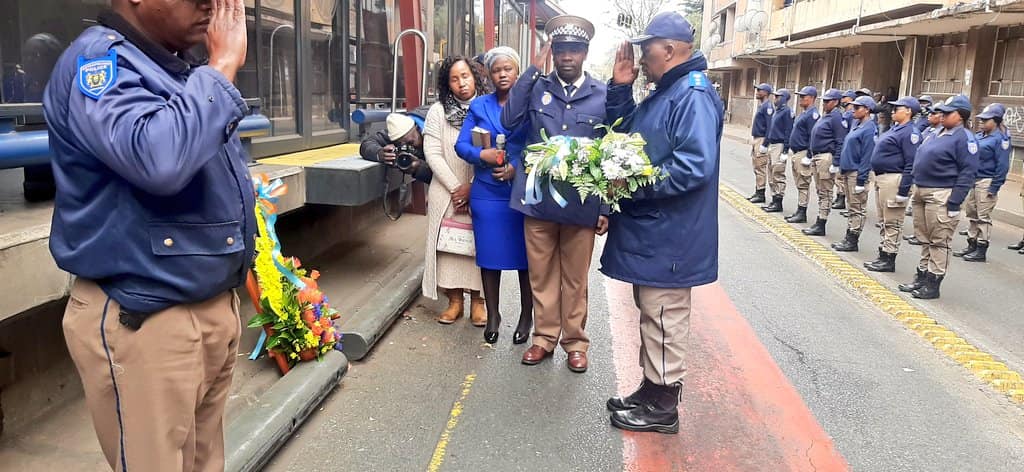 Wreath laid in honour of late JMPD officer